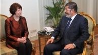 اشتون: حال مرسی خوب است