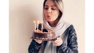 کیک تولد ساده بیتا سحرخیز + عکس