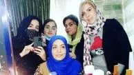 ساناز سماواتی در اتاق گریم + عکس