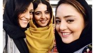 خانم بازیگر جوان و دوستانش + عکس