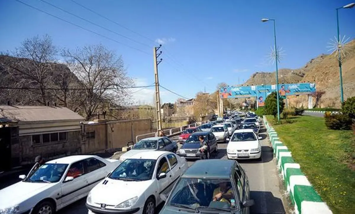 ترافیک نیمه سنگین در آزادراه تهران- کرج