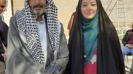 رزیتا غفاری با چادر + عکس