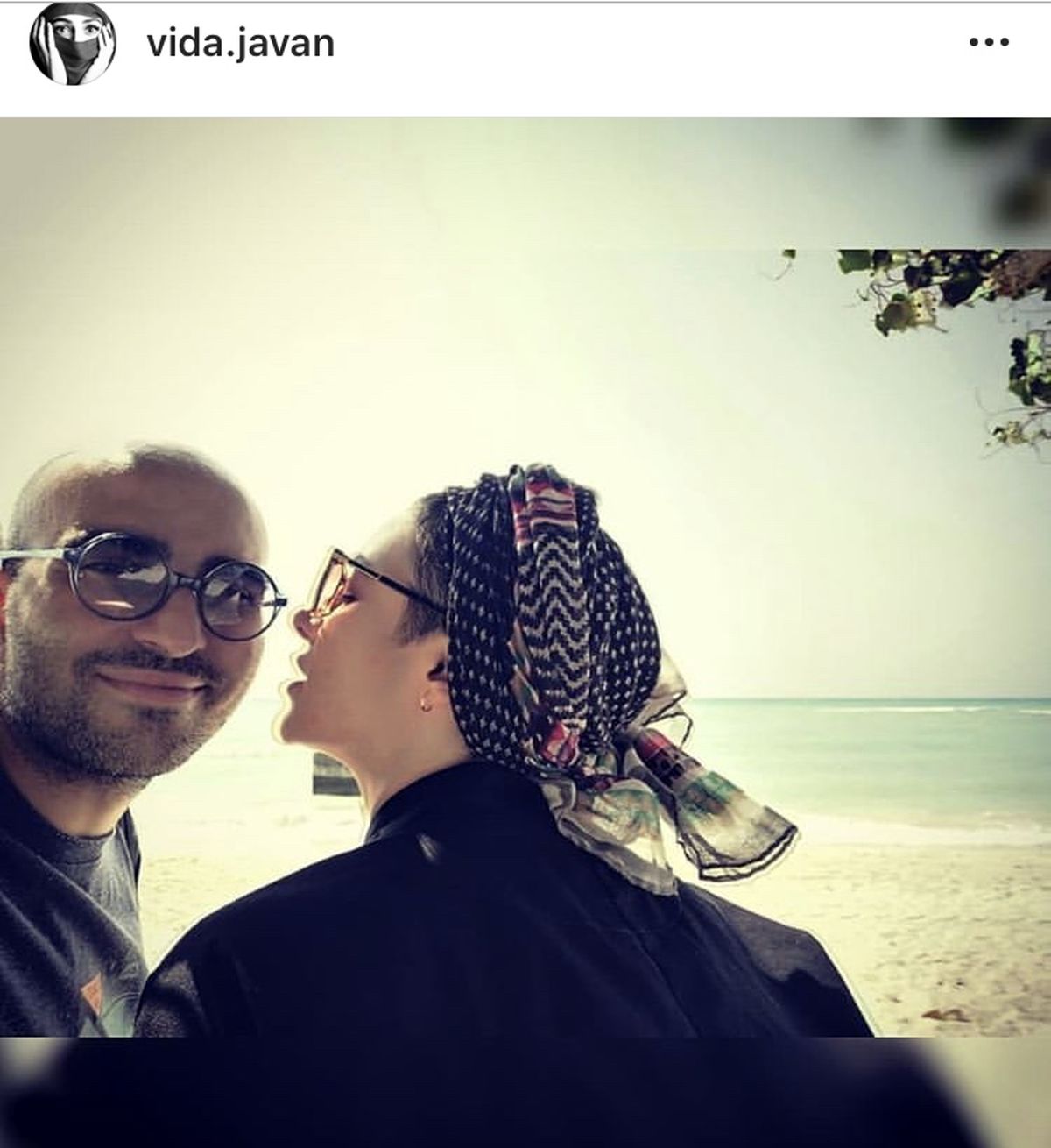 ویدا جوان و همسرش + عکس