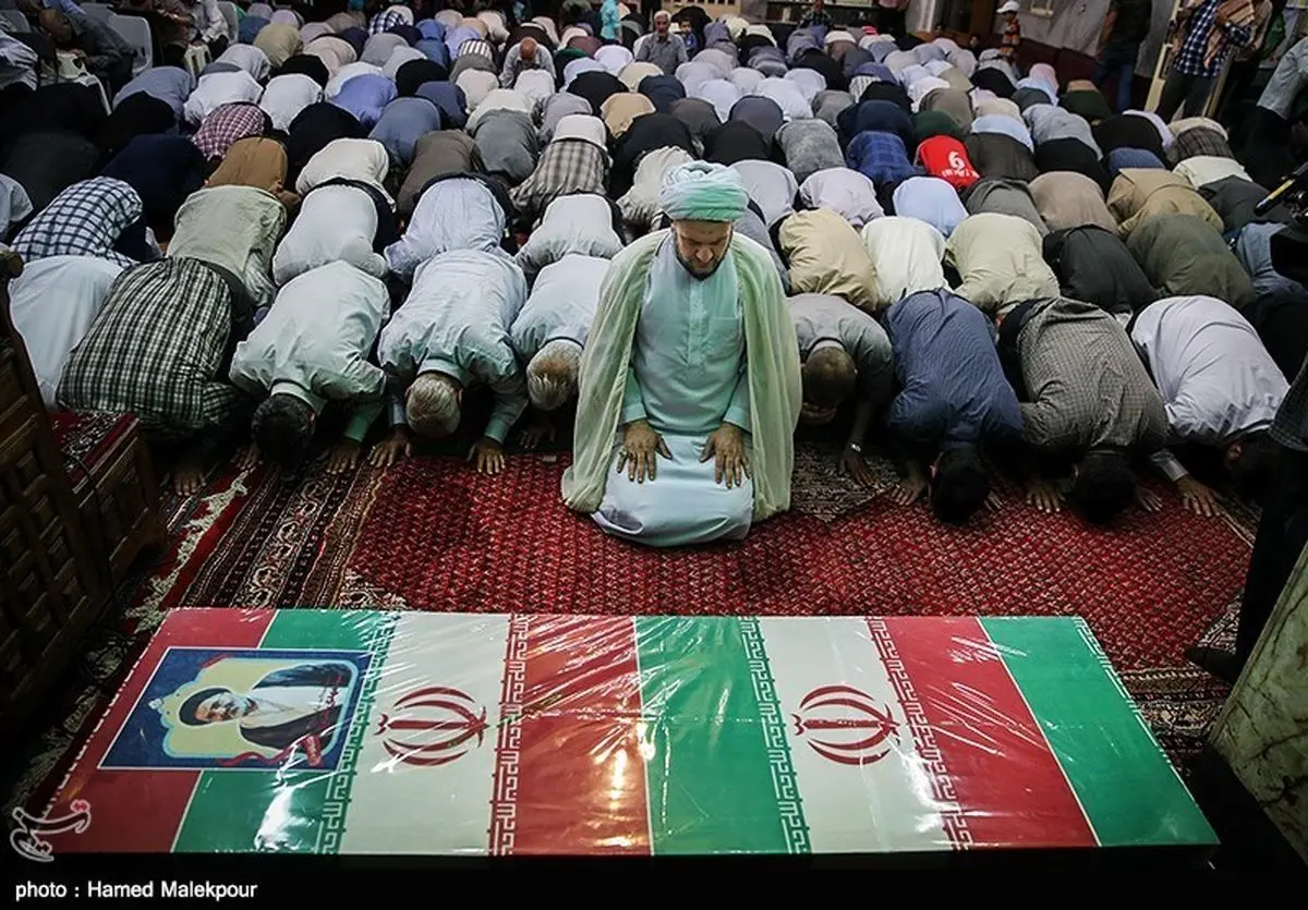 تشییع پیکر شهید سیدمهدی تقوی از شهدای حادثه تروریستی مجلس