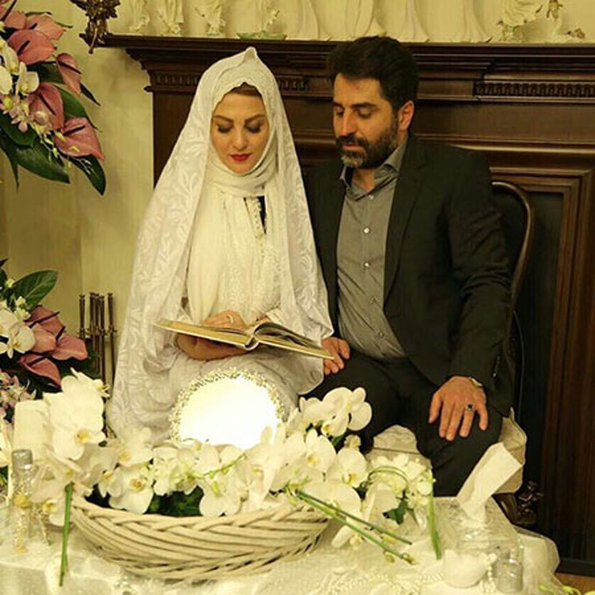 عکس مراسم عقد ژیلا صادقی