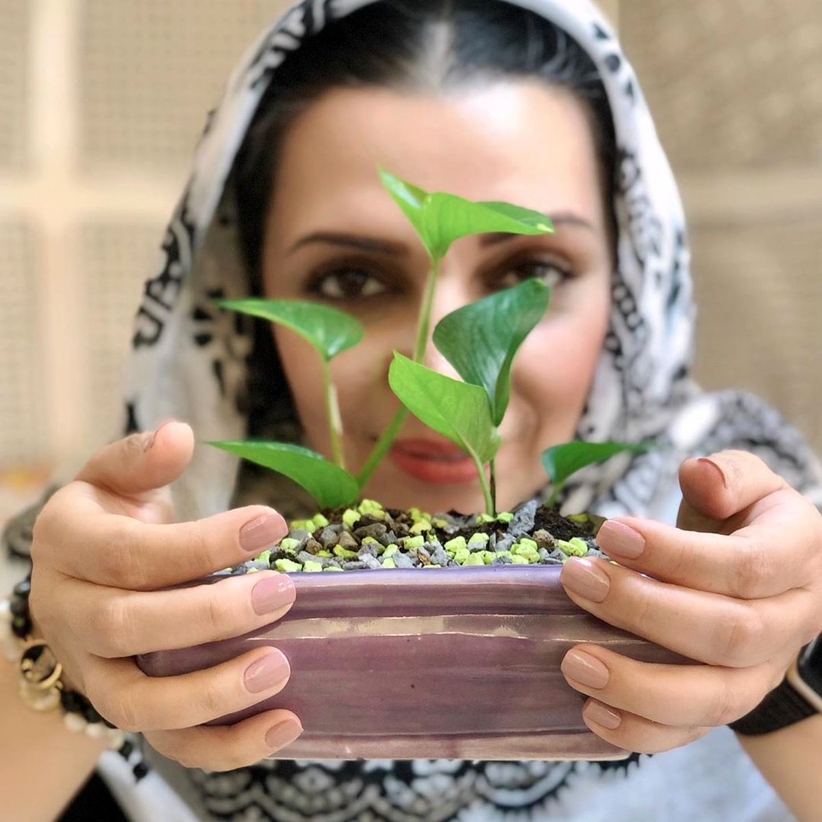 سرگرمی مورد علاقه خانم بازیگر برای روزهای سخت+عکس