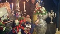 عکس نیوشا ضیغمی و همسرش در میان نقره ها