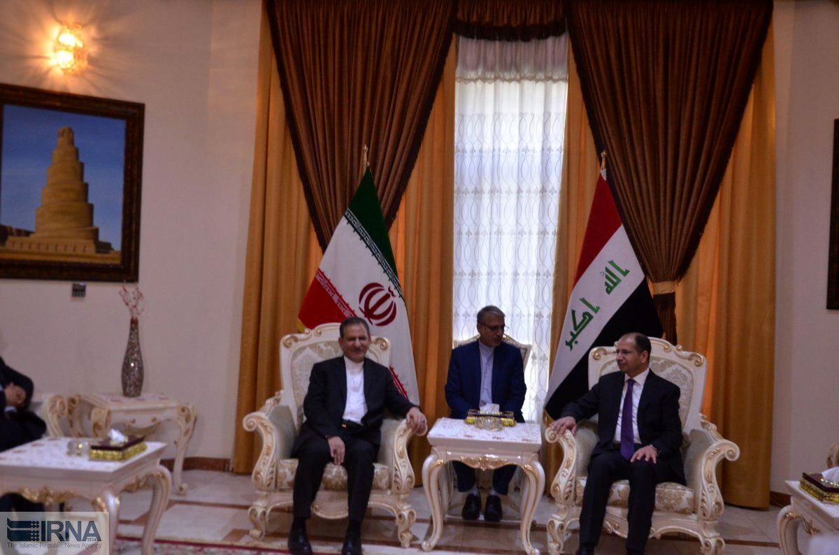 جهانگیری با رئیس پارلمان عراق دیدار کرد