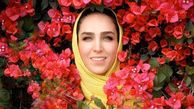 سوگل طهماسبی در میان گل های بهاری + عکس