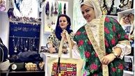 گشت و گذار بهاره رهنما در بازار + عکس