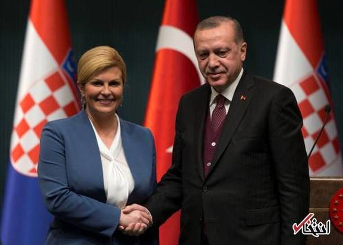 استقبال اردوغان از رییس جمهور کرواسی (+عکس)