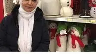 عکس خانم مجری مهربان در کنار آدم برفی ها