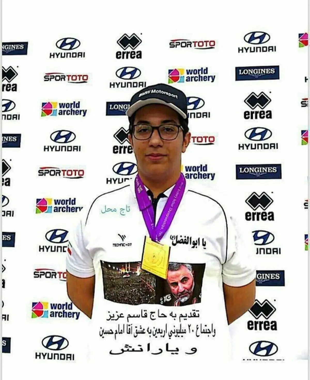 مدال طلای جهان تیراندازی به قاسم سلیمانی اهدا شد!