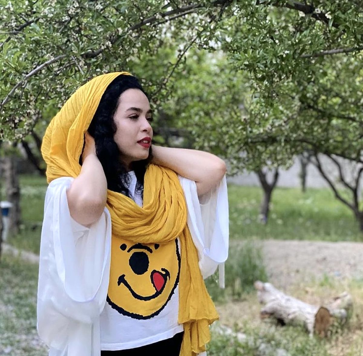 لباس کارتونی ملیکا شریفی نیا + عکس