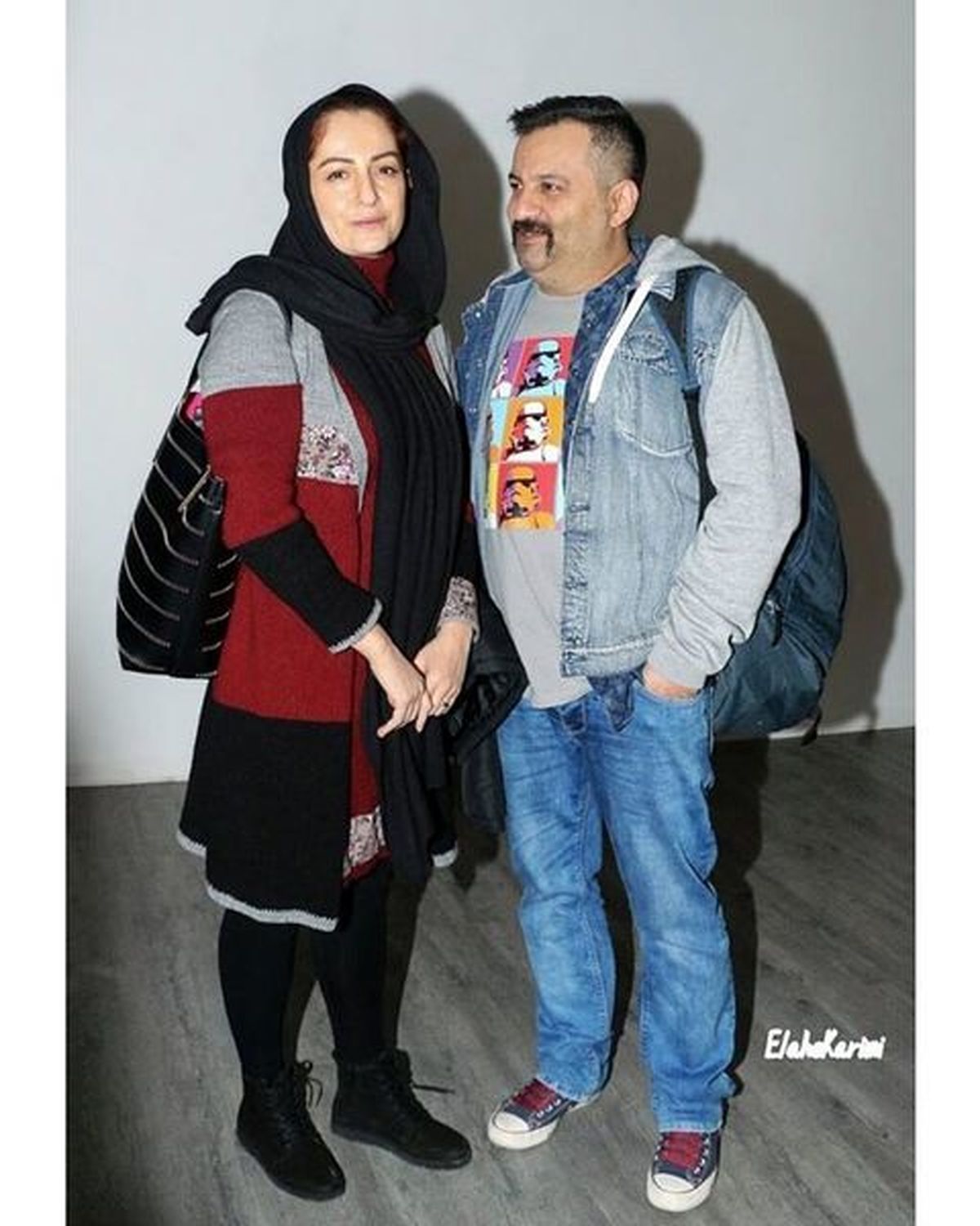 عکس خسته شقایق دهقان و همسرش