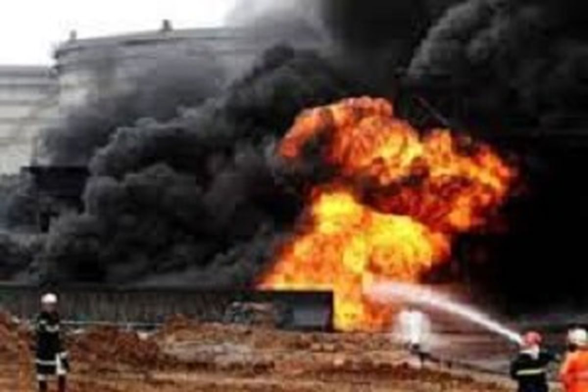 انفجار و آتش‌سوزی در پتروشیمی بوعلی سینا