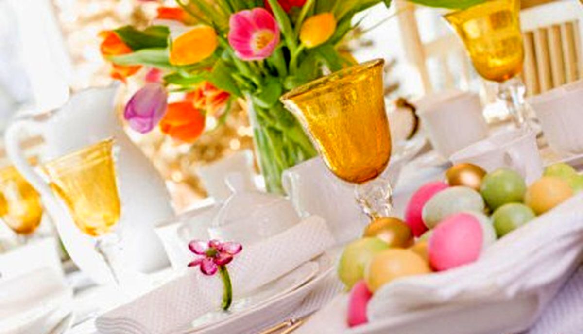 ایده هایی برای تزئین میز غذاخوری