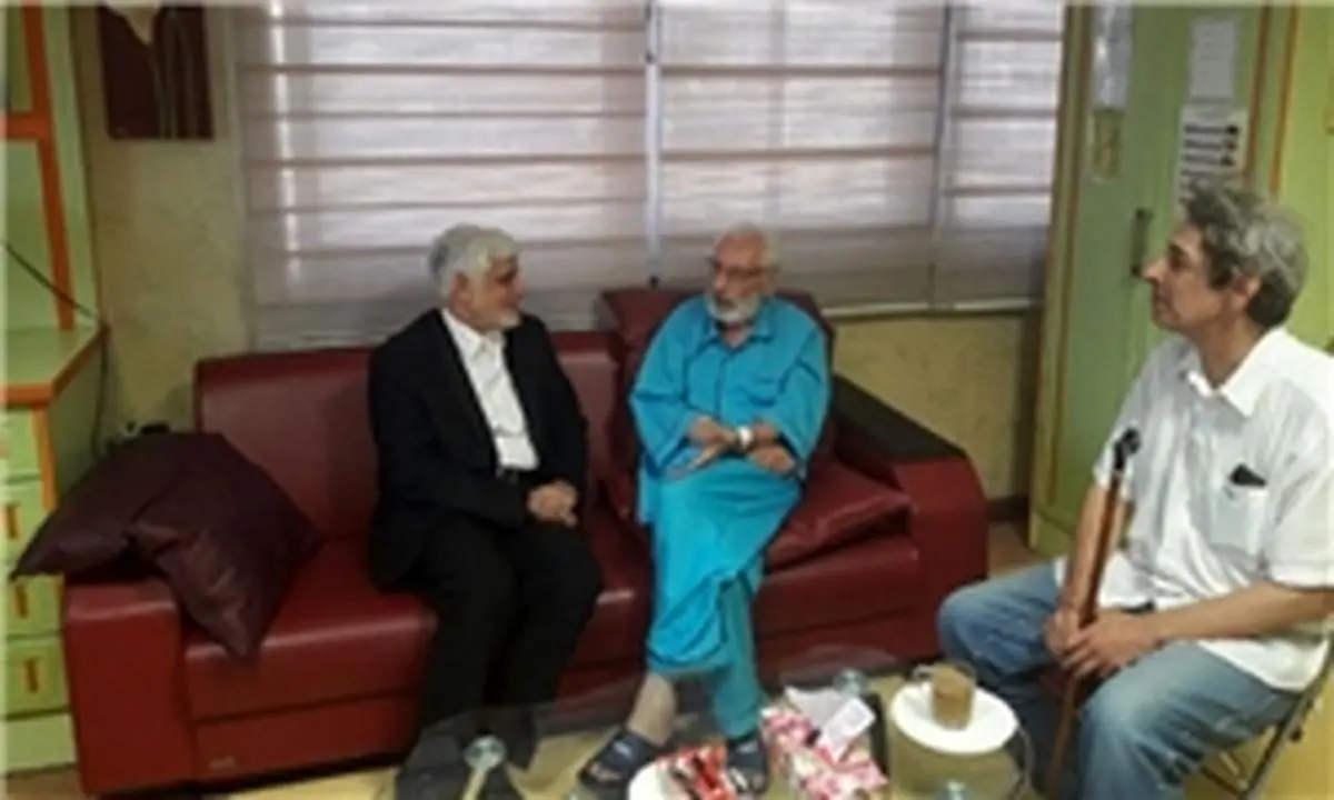 عیادت عارف از جمشید مشایخی 