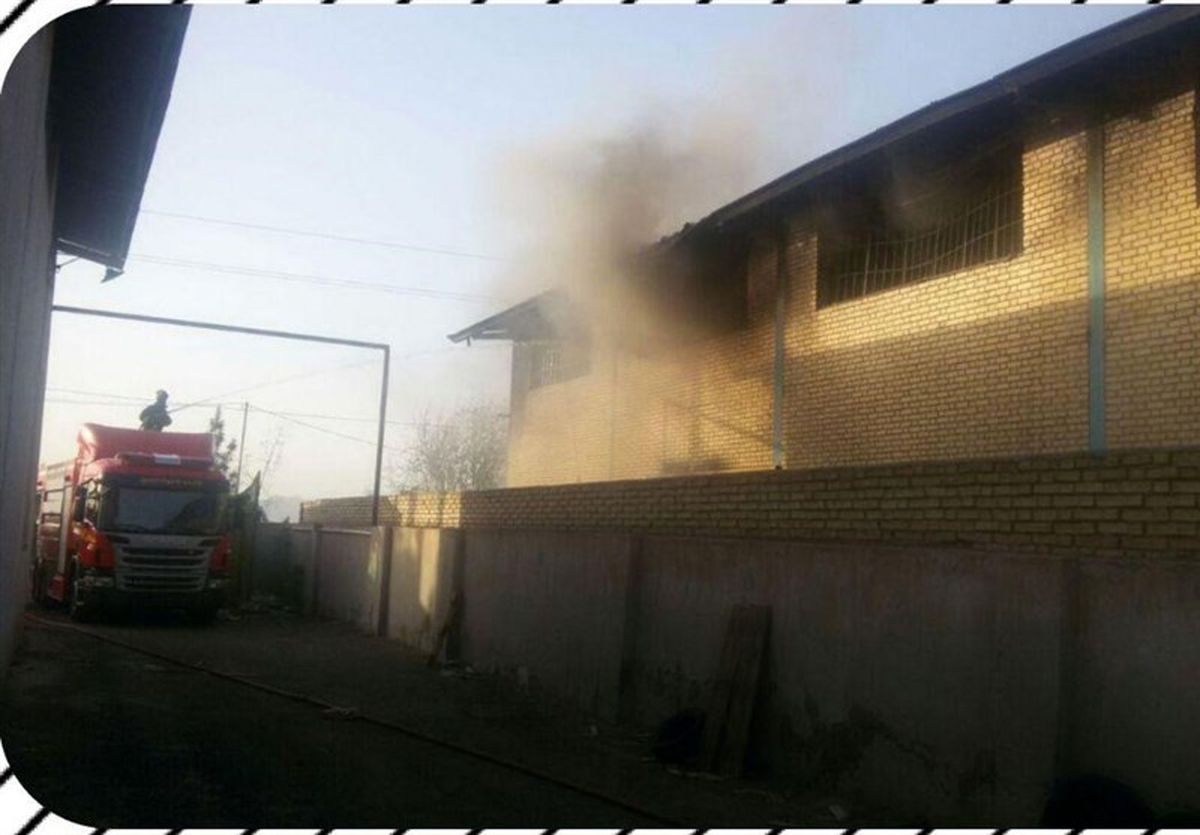 آتش سوزی در پتروشیمی آبادان