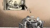 کاریکاتور استاندار تهران در پایتخت گرسنه نداریم