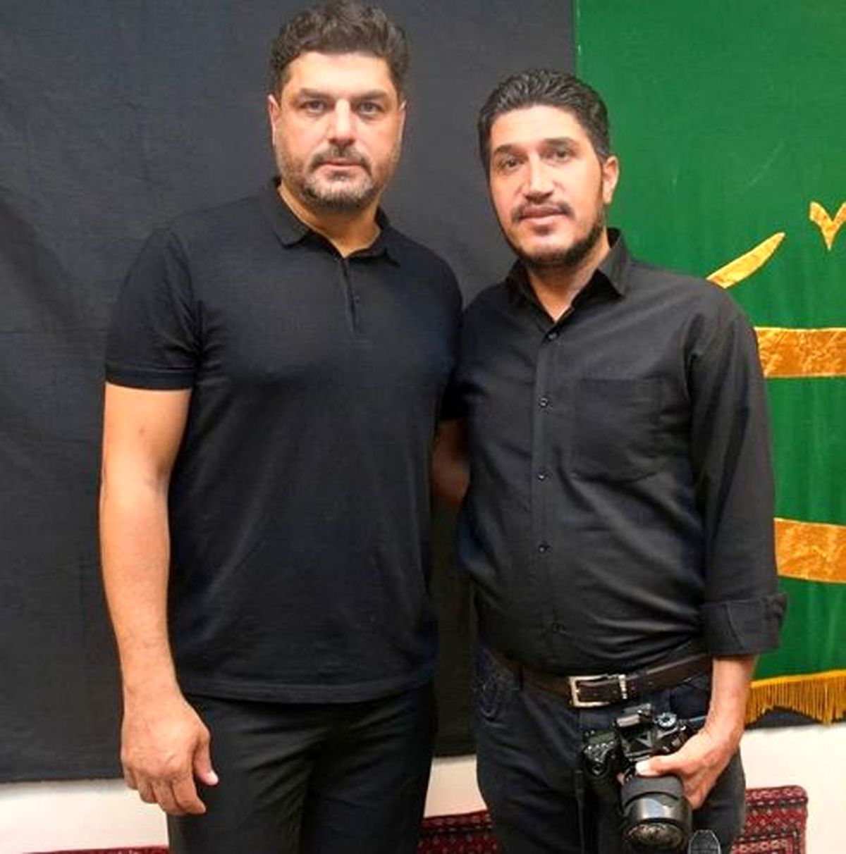 سام درخشانی با لباس مشکی + عکس