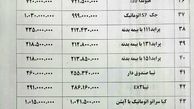 قیمت های جدید انواع خودرو در بازار امروز + جدول