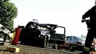تصادف پژو با وَن یک کشته و 2 زخمی برجای گذاشت + تصاویر