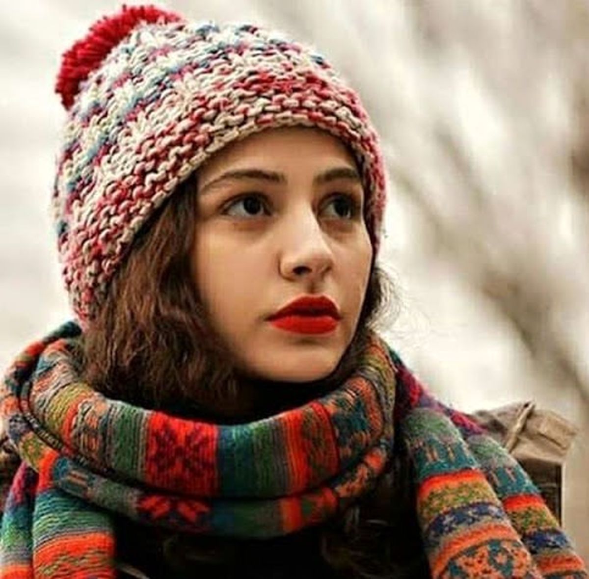 تیپ جذاب و زمستانه مهتاب ثروتی