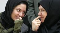 صحبت های درگوشی مهناز افشار و مادرش+عکس