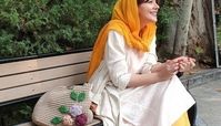 استایل جذاب ندا قاسمی در پارک
