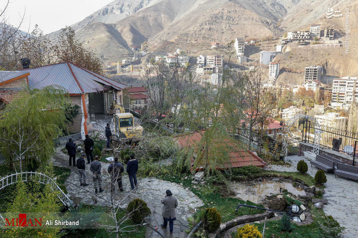  تخریب ویلای غیر مجاز لوکس در اوشان
