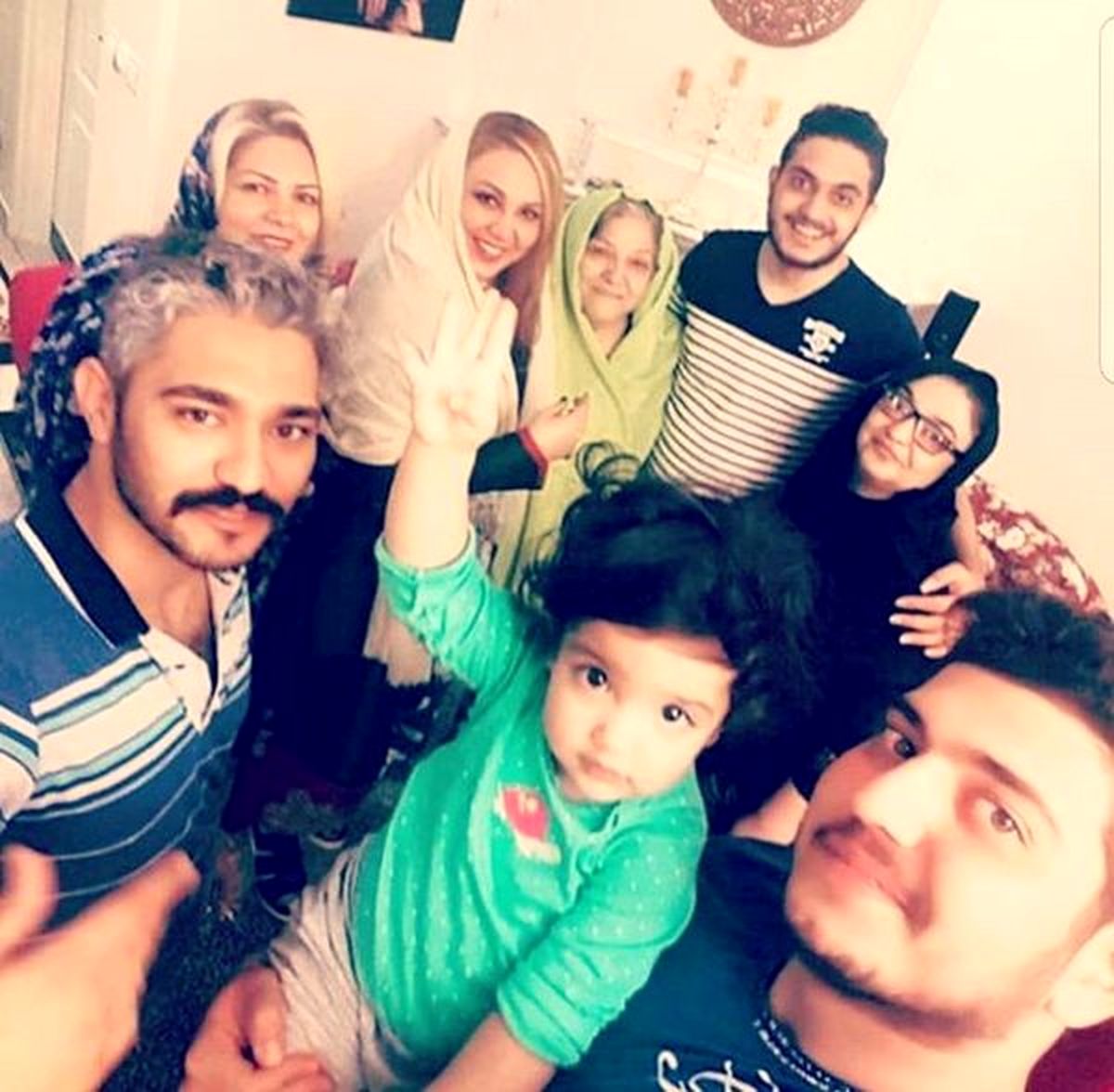 بهنوش بختیاری در جمع خانوادگی اش+عکس