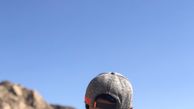 حسین مهری در دل کوه + عکس