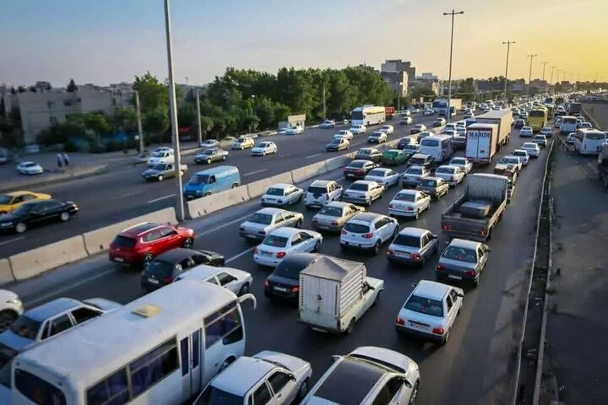 ترافیک سنگین در جاده شمال !