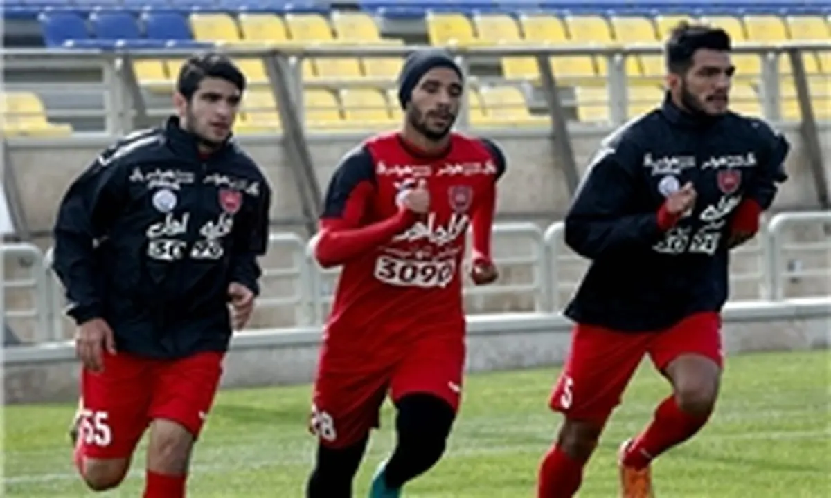 آخرین تمرین سرخپوشان پیش از سفر به مشهد