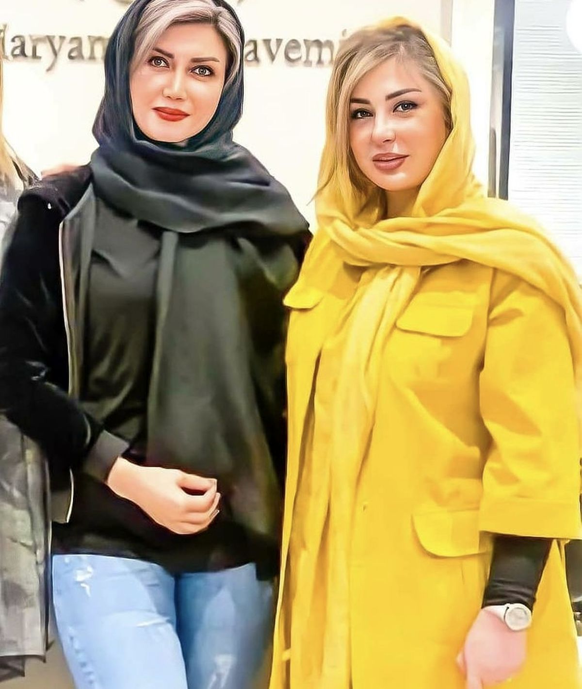 نیوشا ضیغمی با تیپ زرد قناری + عکس