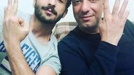 امیر جعفری و بردرزاده اش + عکس