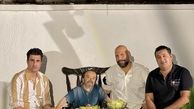دورهمی شبانه اسدالله یکتا با دوستانش + عکس