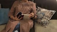 حدیثه تهرانی در خانه اش + عکس