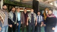 قهرمانان المپیکی در پیاده روی اربعین/عکس