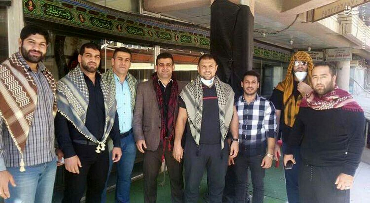 قهرمانان المپیکی در پیاده روی اربعین/عکس