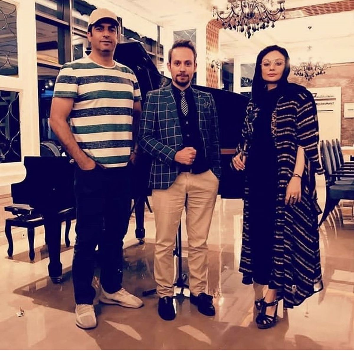 یکتا ناصر و همسرش در خانه دوستشان + عکس