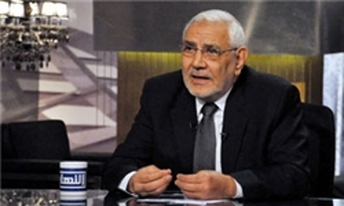 مصمم بودن ابوالفتوح به برگزاری انتخابات ریاست جمهوری
