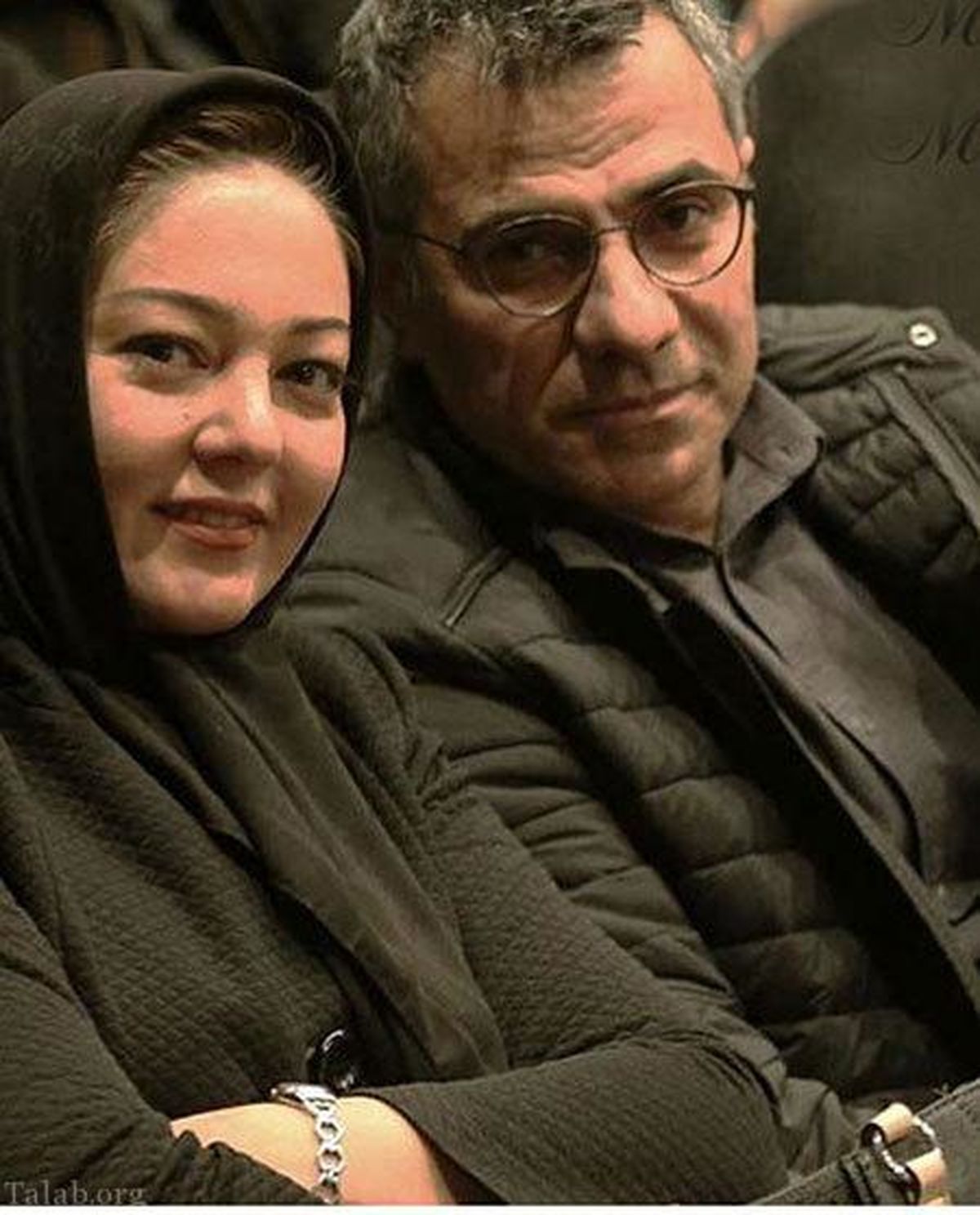 رزیتا غفاری و همسرش+عکس