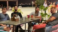 ارسلان قاسمی و دوستانش در کیش + عکس