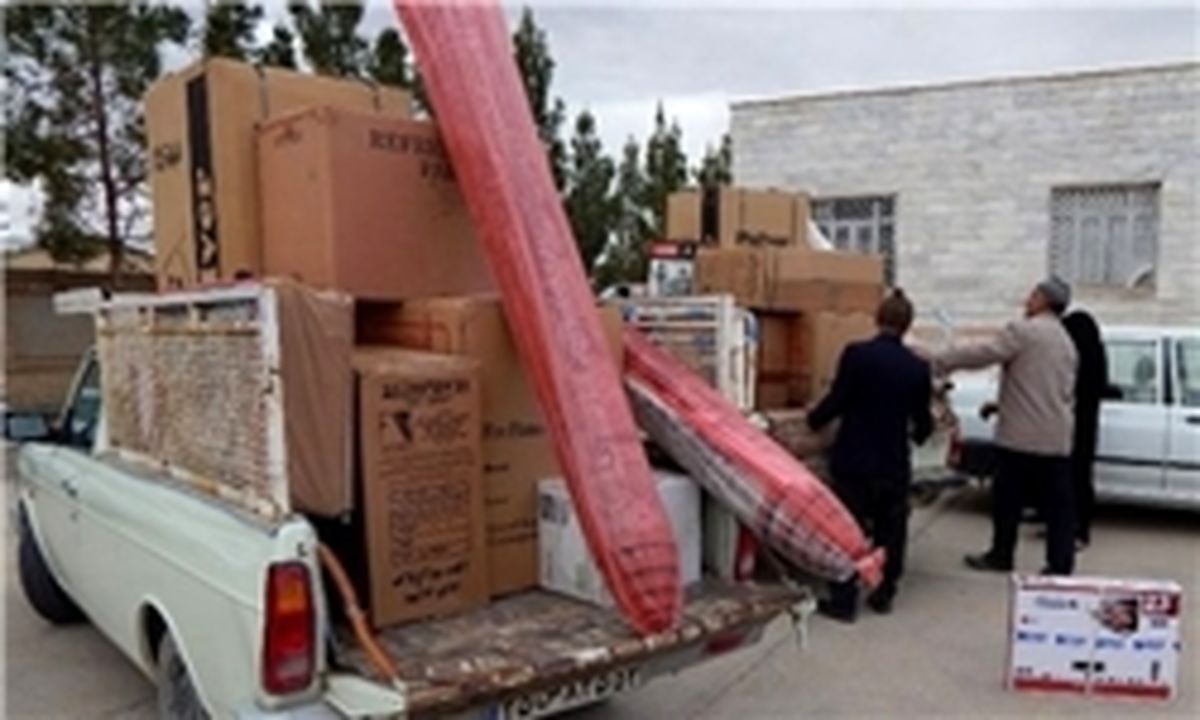 اعزام کاروان جهیزیه برای ۲۶ نوعروس نیازمند 