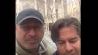 سلفی پیمان قاسم خانی و حمید فرخ نژاد/ عکس