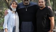 بهنام بانی در کنار خواهر و‌شوهر خواهرش + عکس