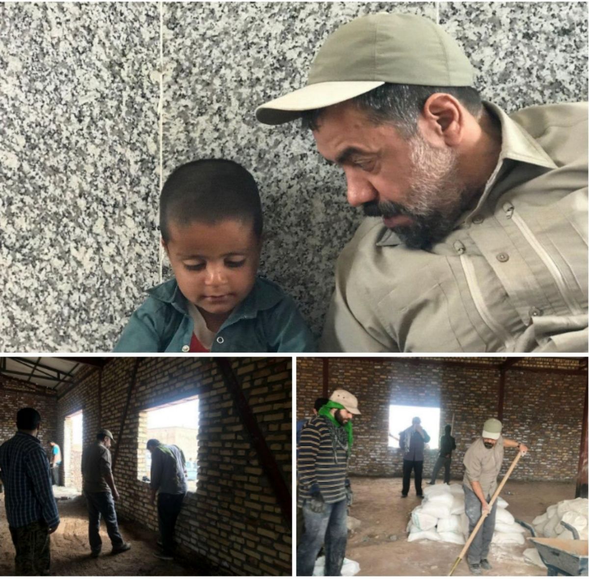 مداح معروف در اردوی جهادی
