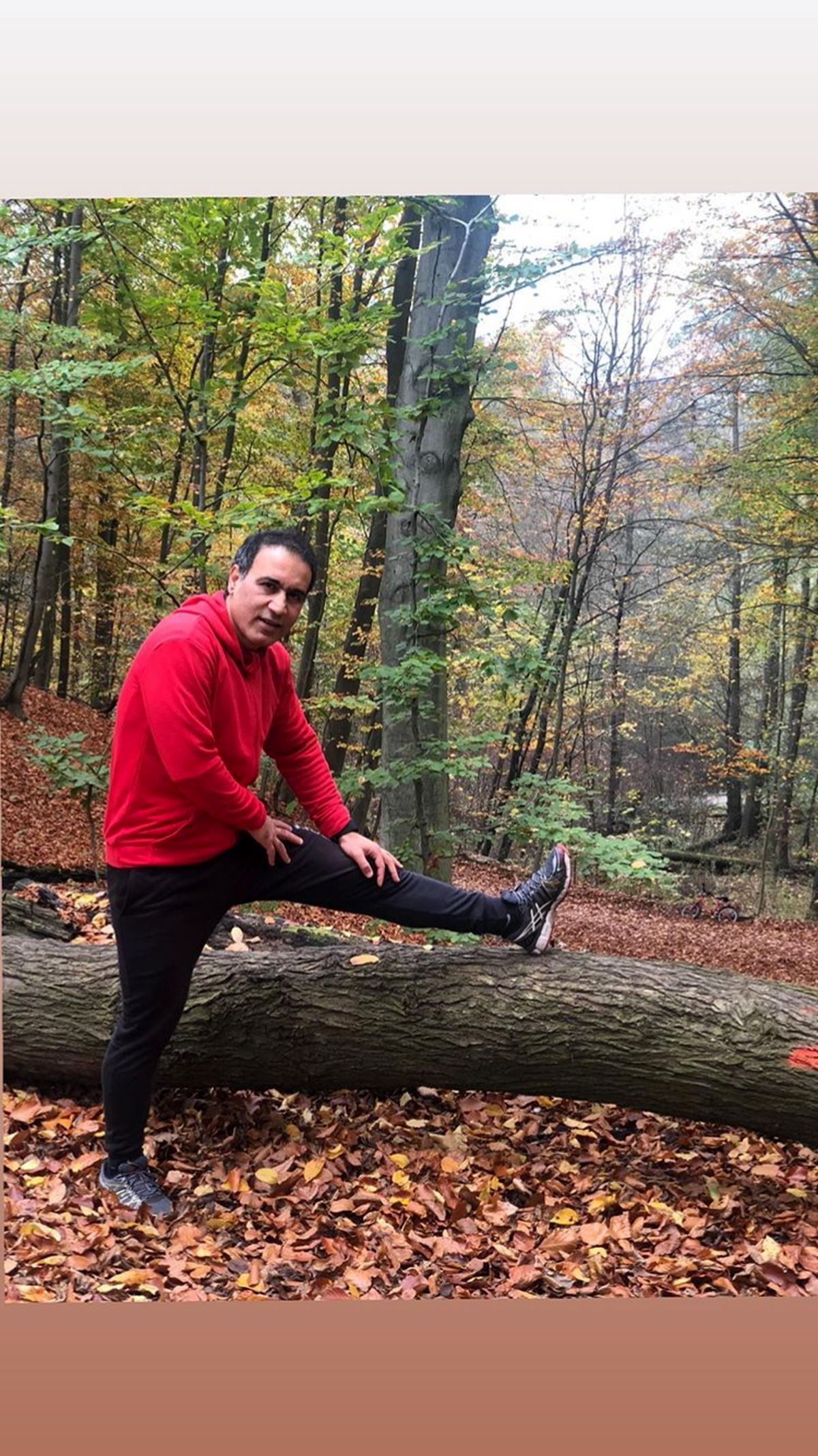 مهدی‌ مهدوی‌کیا در دل جنگل + عکس